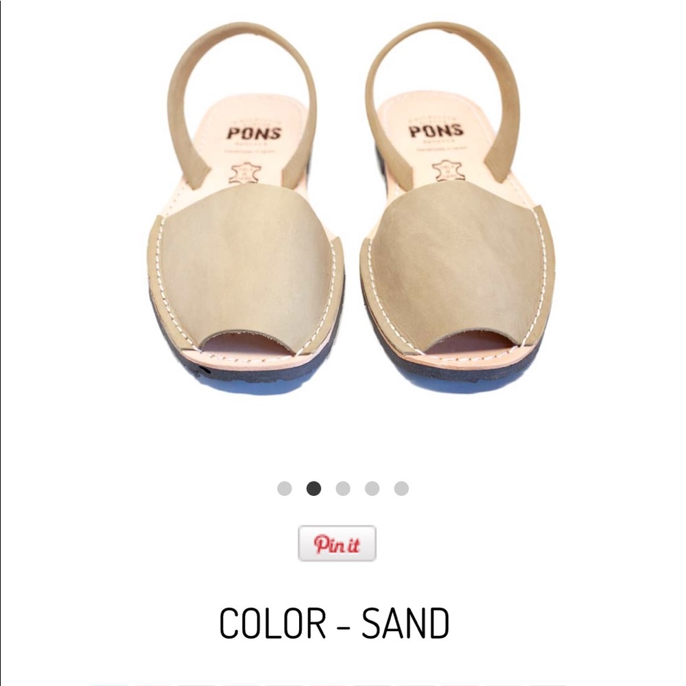 Pons Avarcas - Sand - Size 6